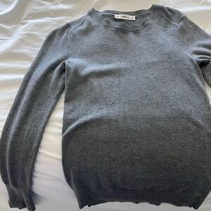 Zara women’s  Charcoal Crewneck Sweater